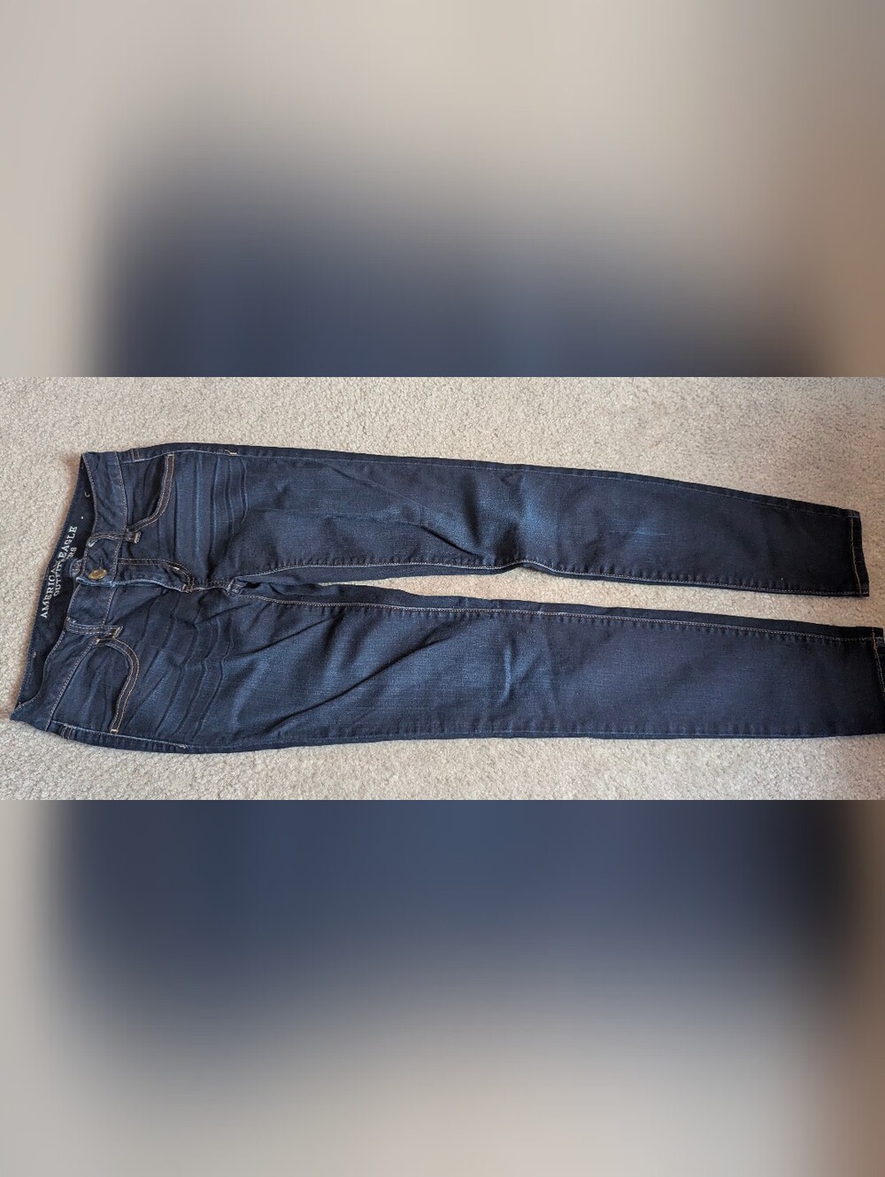Dark wash American Eagle Outfitters skinny stretch jeans/jeggings (0)